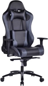 Blue Whale Big and Tall Gaming Chair with Massage Lumbar Support