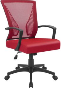 Furmax Mid Back Office Chair Swivel Lumbar