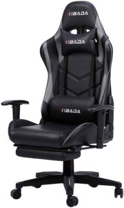 Hbada Gaming Heavy Duty Reclining Chair with Footrest