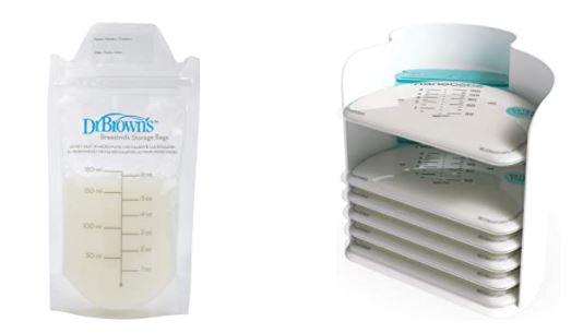 milk storage bags